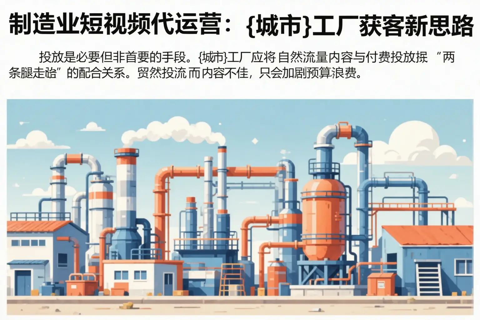 制造业短视频代运营:沈阳工厂获客新思路