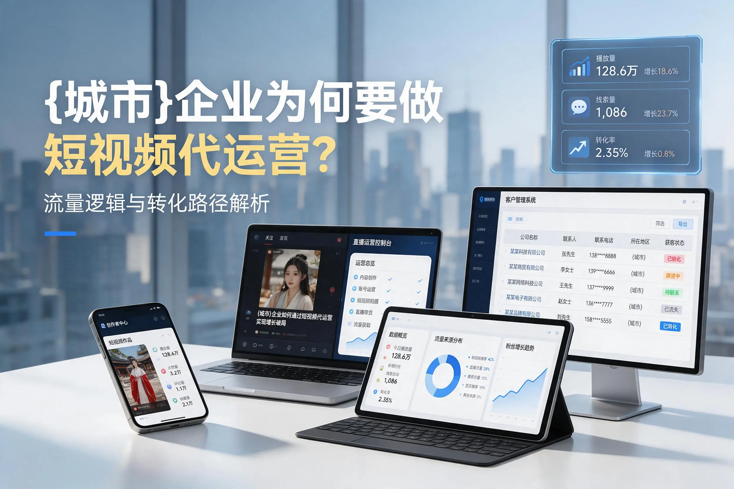 沈阳企业为何要做短视频代运营？流量逻辑与转化路径解析