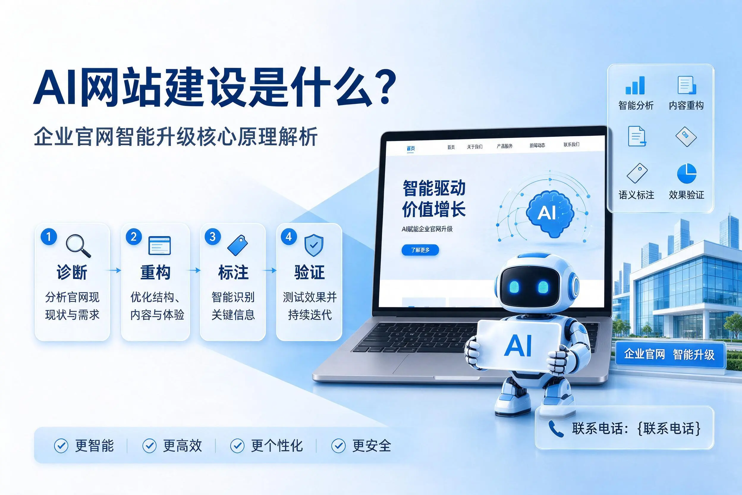 AI网站建设是什么？沈阳企业官网智能升级核心原理解析