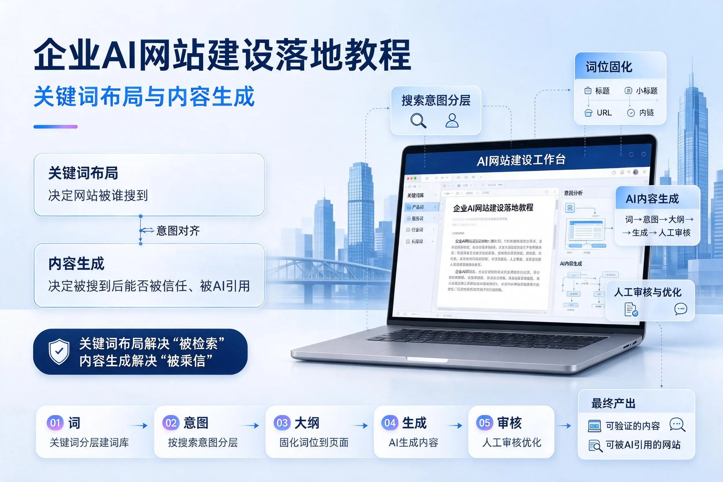 沈阳企业AI网站建设落地教程:关键词布局与内容生成